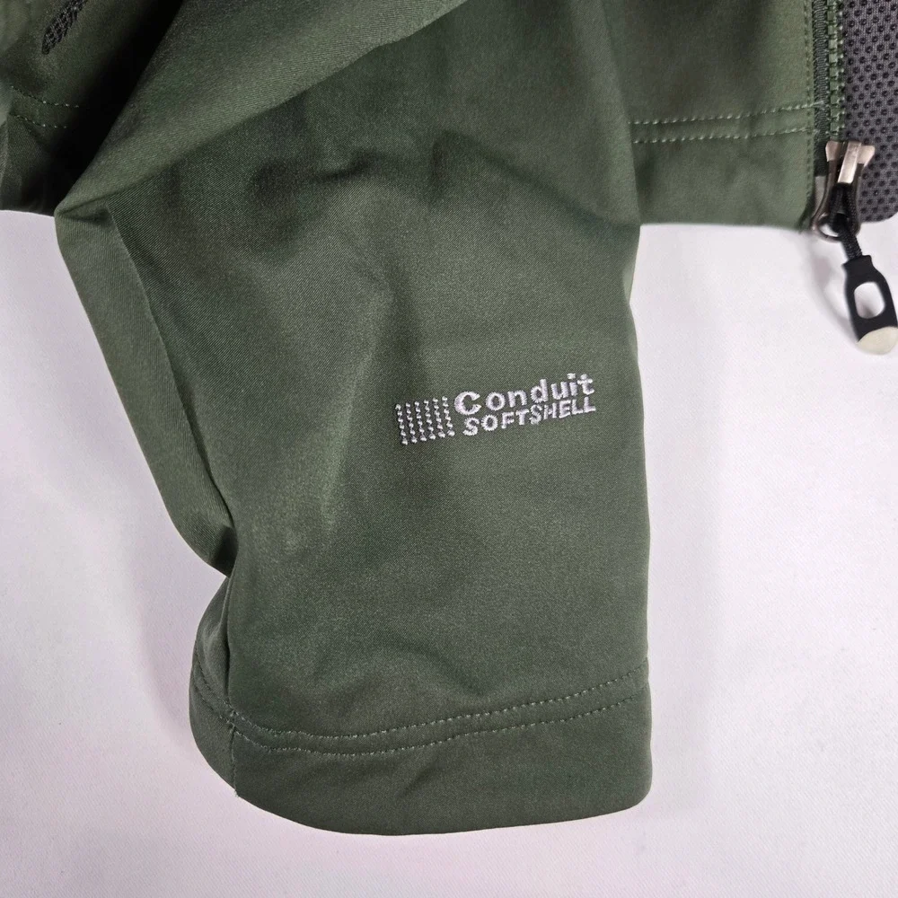 Mountain Hardwear Conduit Softshell Jacket Men's M Olive Full Zip Gorpcore Olive